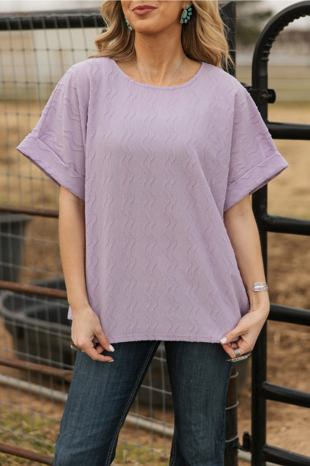 Touch Of Elegance Lilac Top
