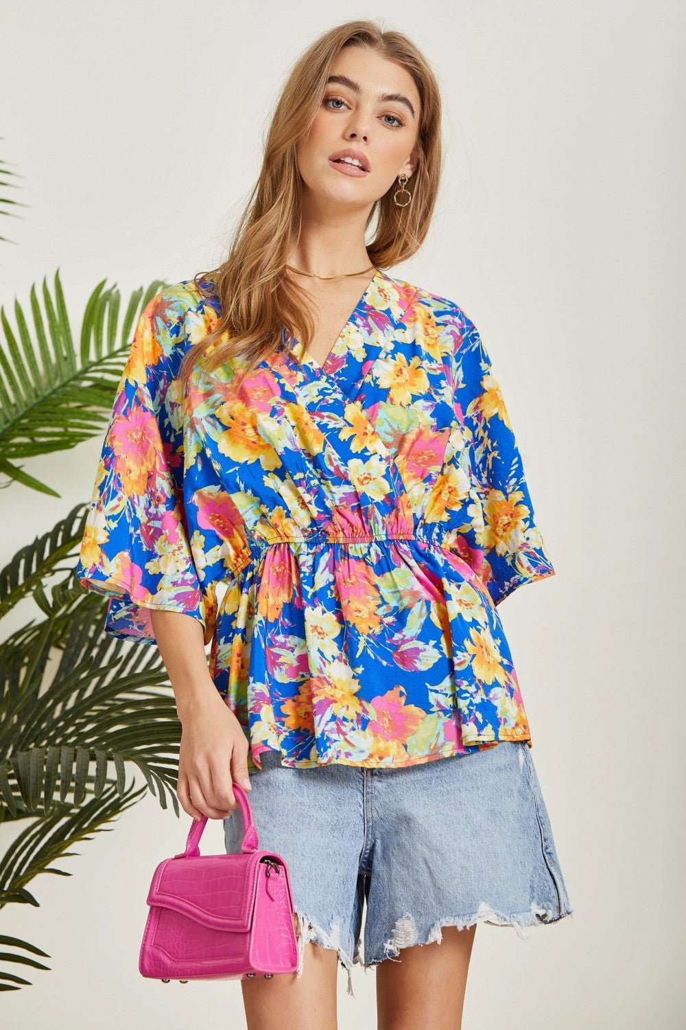 It's So Easy Floral Blouse