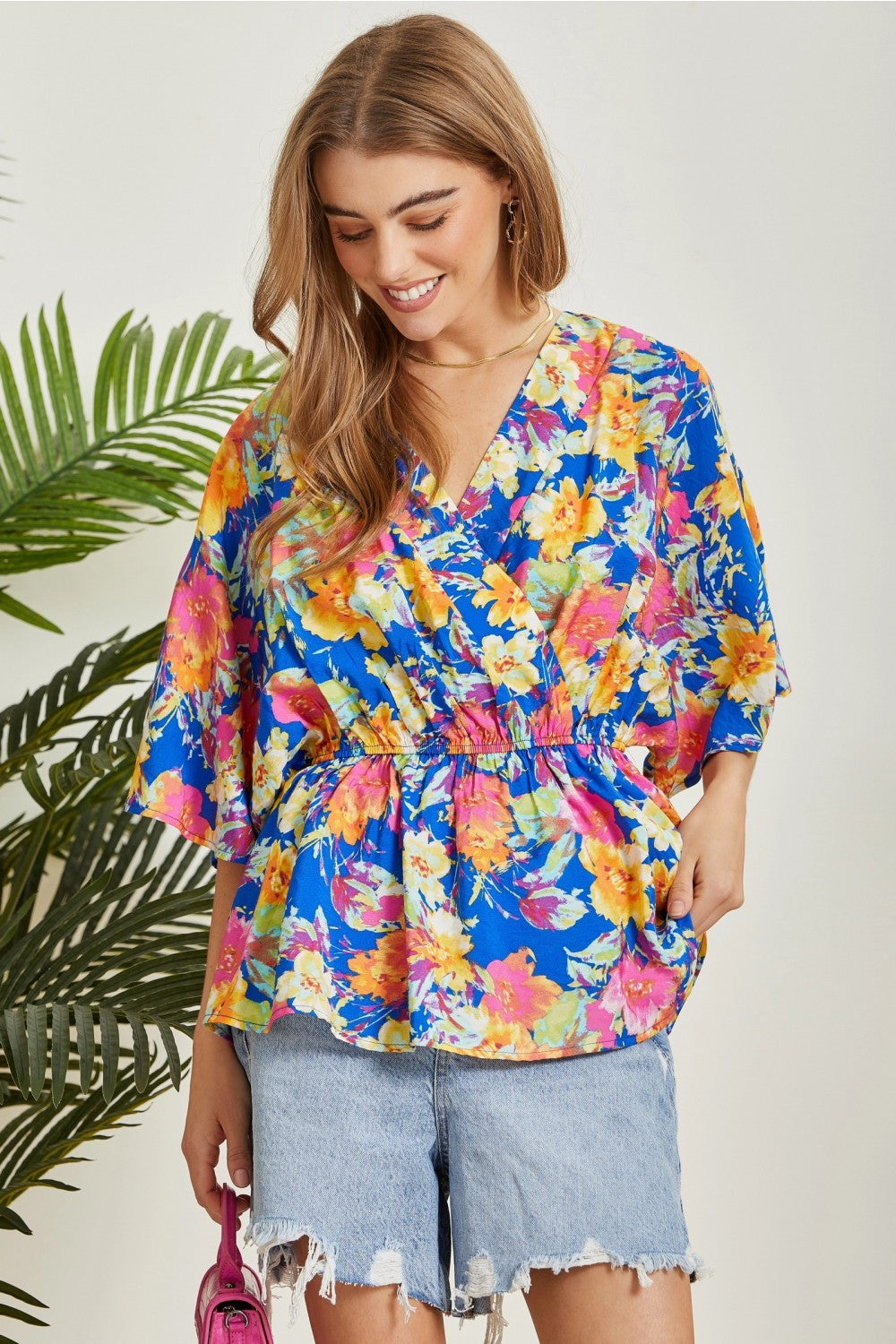It's So Easy Floral Blouse