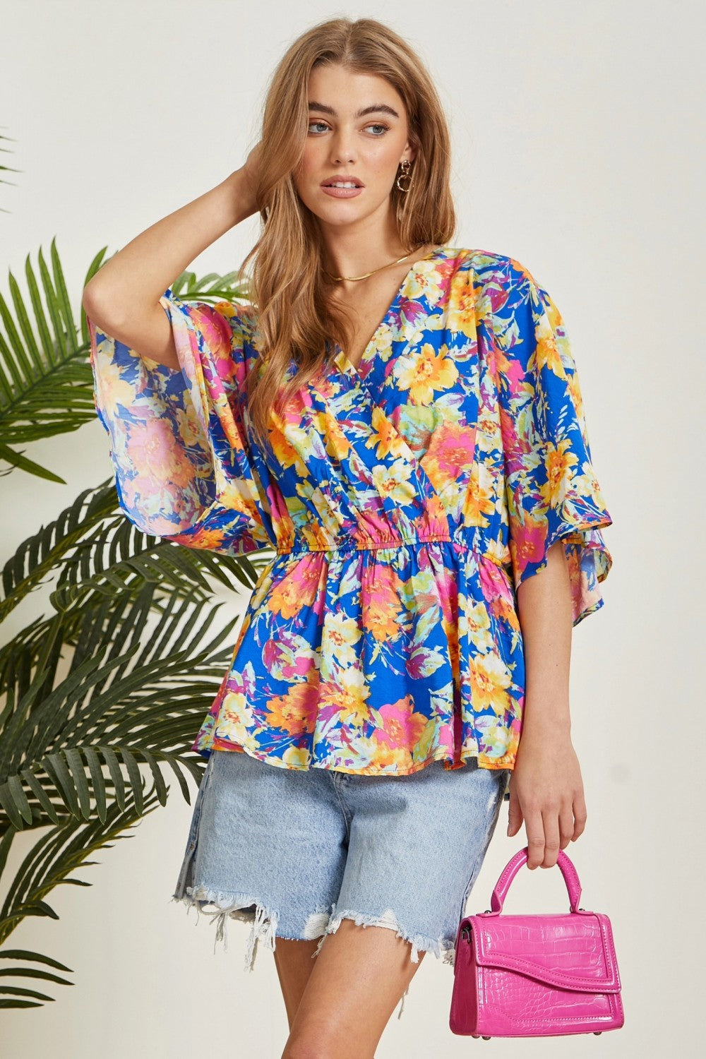 It's So Easy Floral Blouse