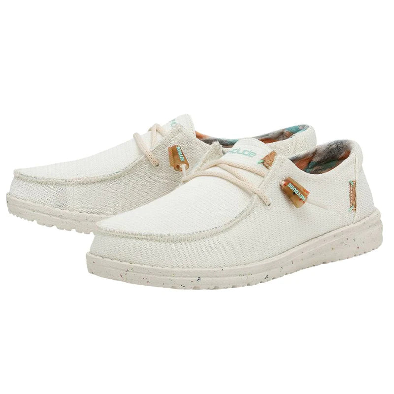 Wendy Eco Sox White Women’s Hey Dude Shoes