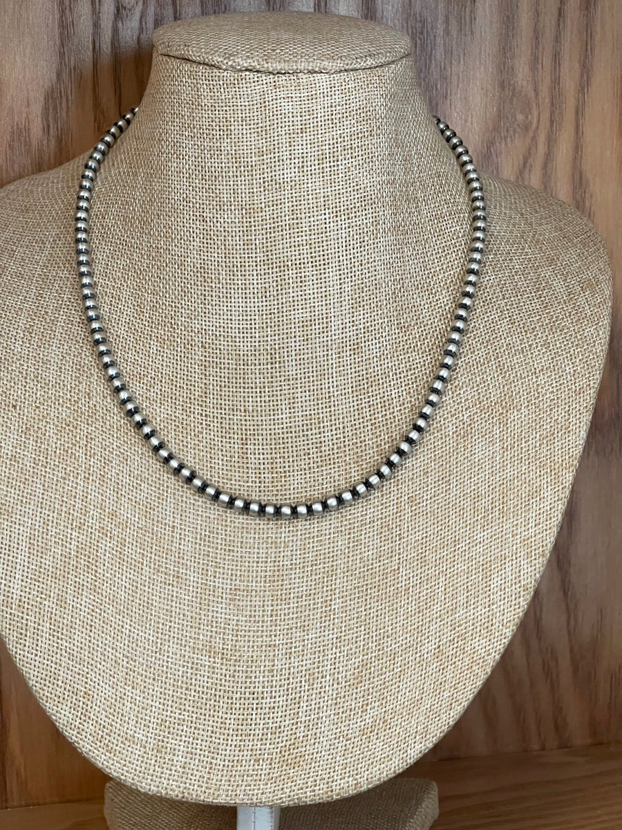 5mm 18” Authentic Navajo Pearl Necklace