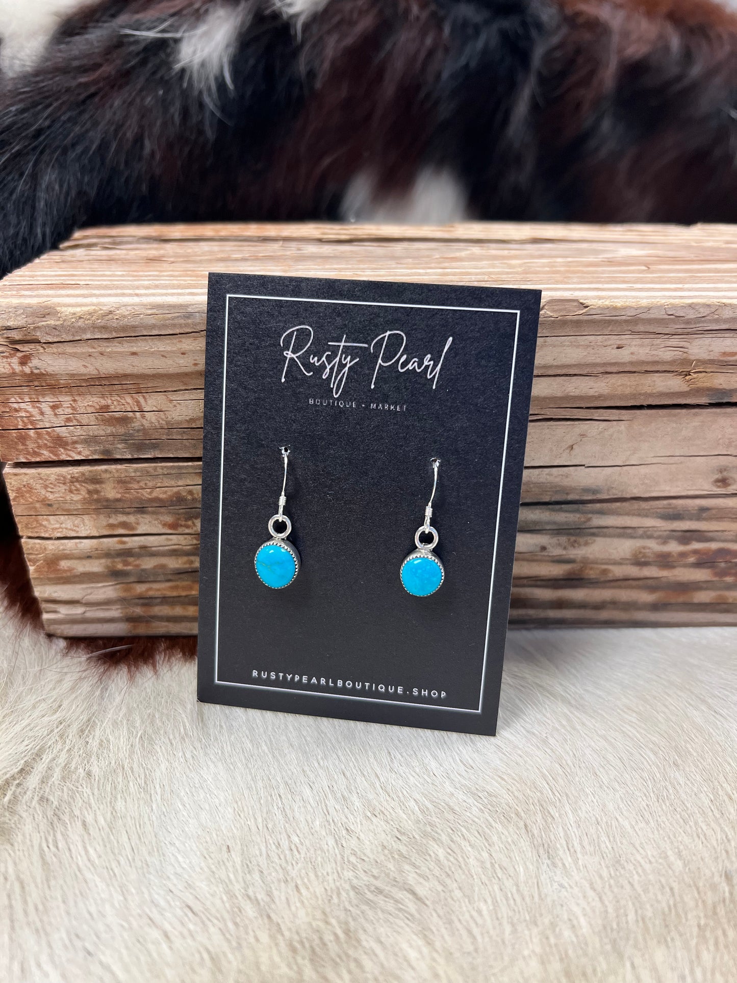 Sweet & Simple Turquoise  Dangle Earrings