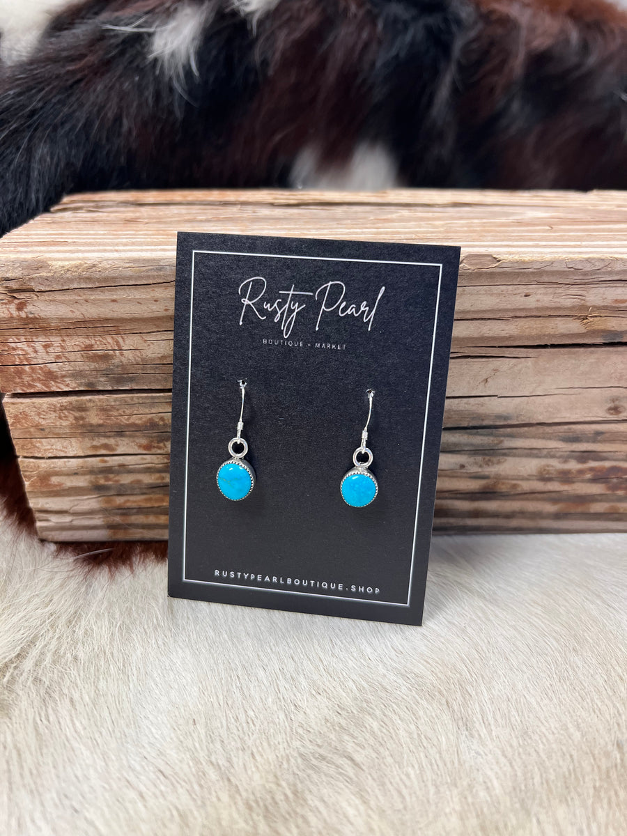 Sweet & Simple Turquoise  Dangle Earrings