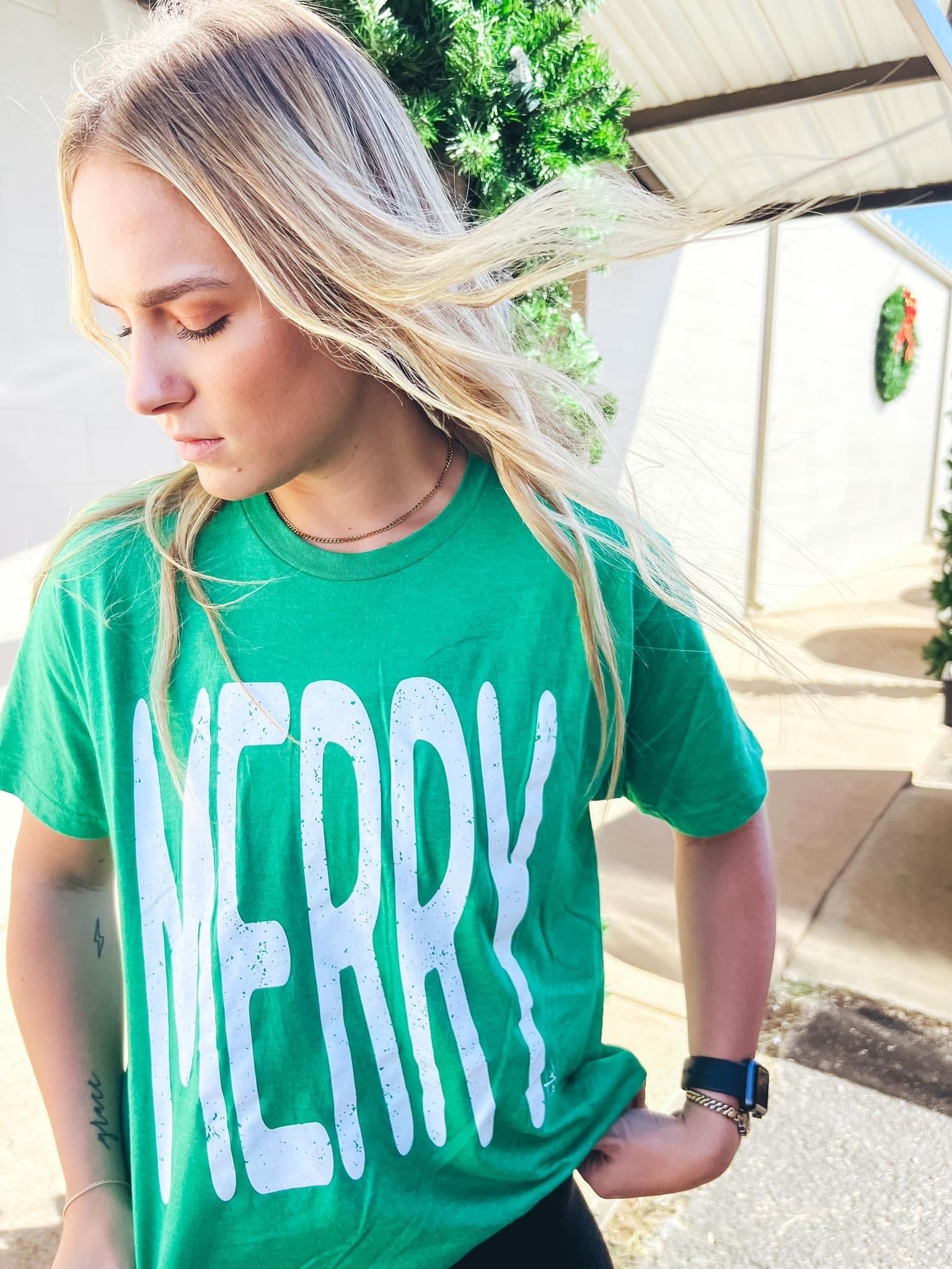 Merry Green Tee