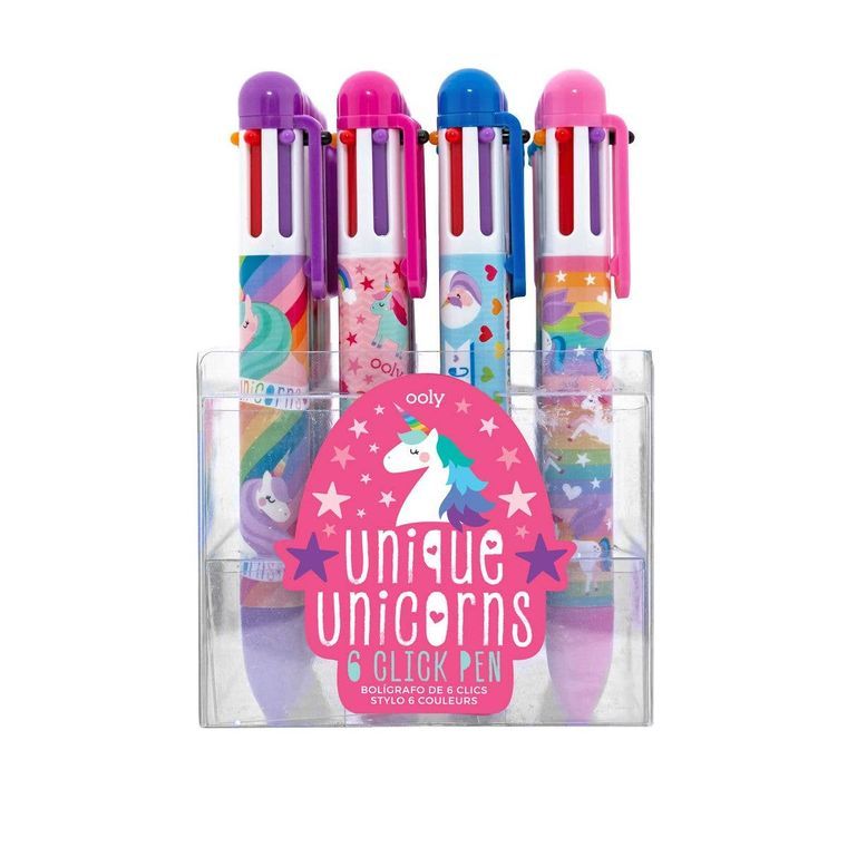 6 Click Pens - Unique Unicorn