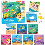 Baby Shark Mosaic Sticker Art Kits for Kids - Includes 9 Boards & 9 Sticker