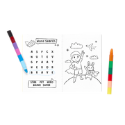 Mini Traveler Coloring & Activity Kit - Superkids & Pets
